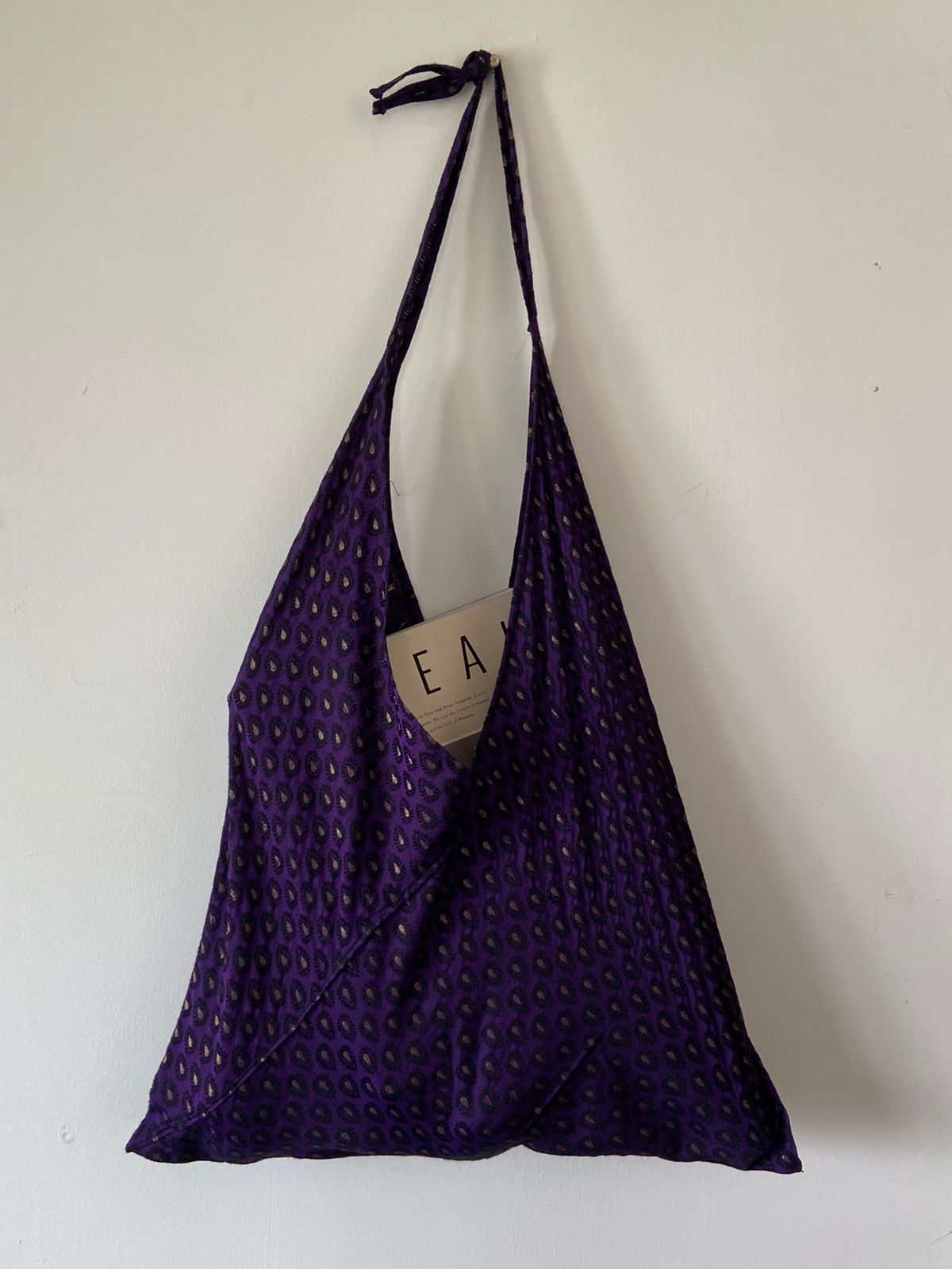 foldable-furoshiki-bag-upcycled-and-repurposed-purple