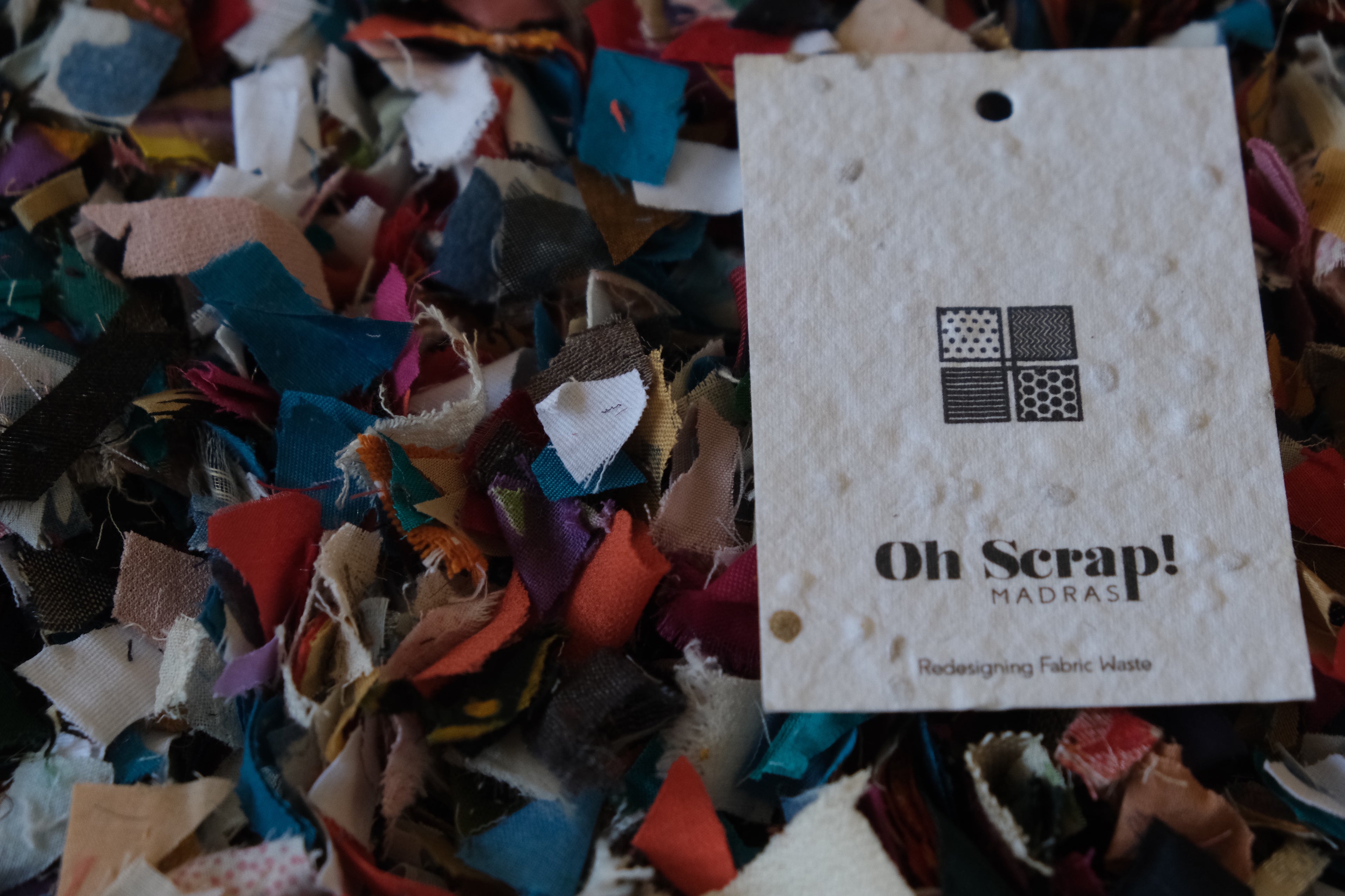 At Oh Scrap Madras, we're proud to work alongside our valued partners, creating beautiful upcycled treasures from fabric scraps. 
