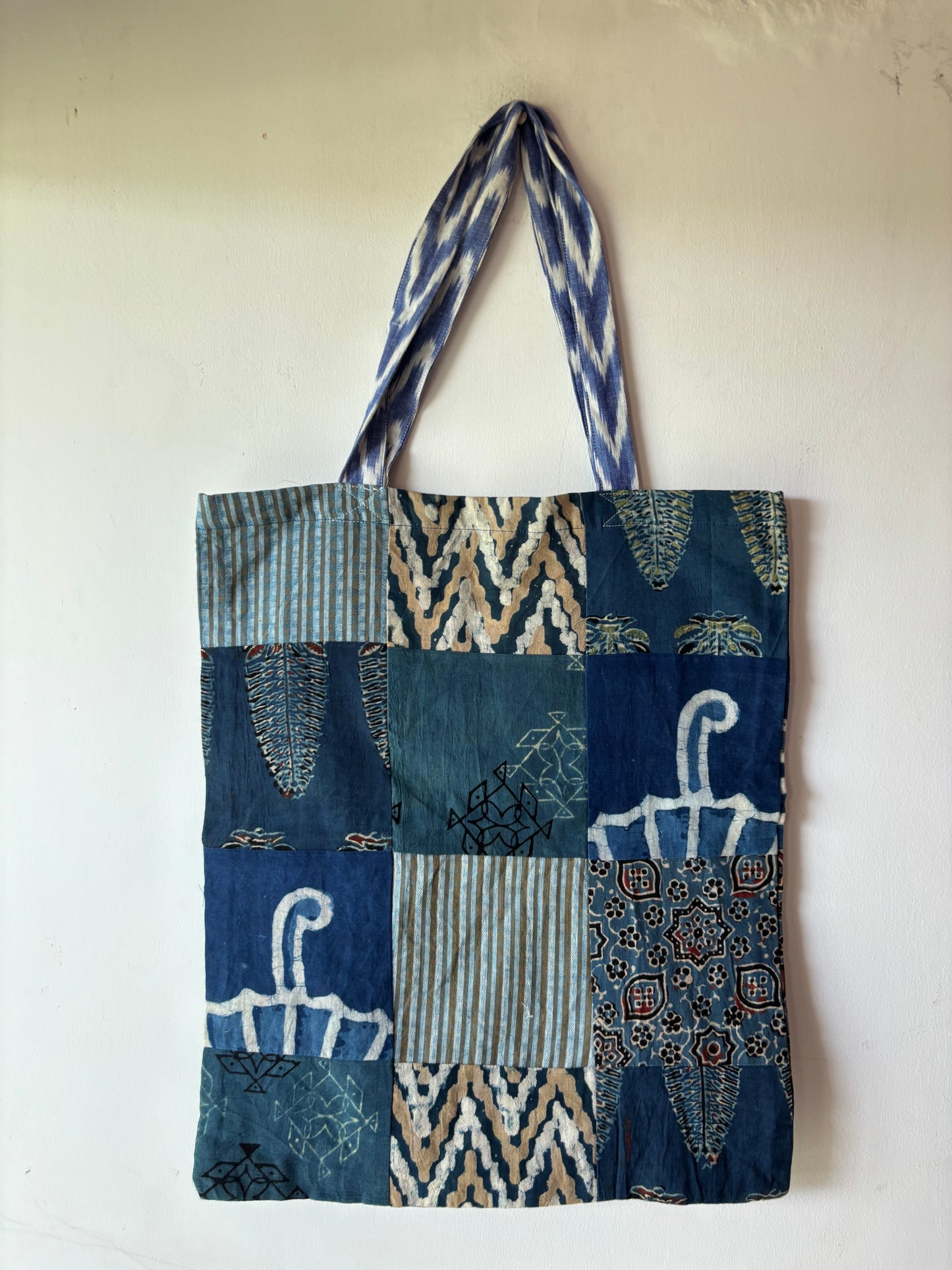 Patchwork Tote Bag | Upcycled and Handmade