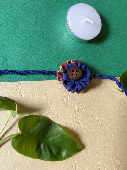 2 layer small Flower | Kids | Upcycled Rakhi