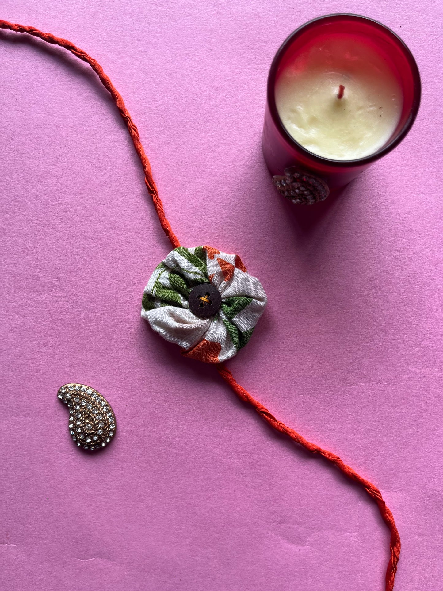 Single Flower | Upcycled Rakhi