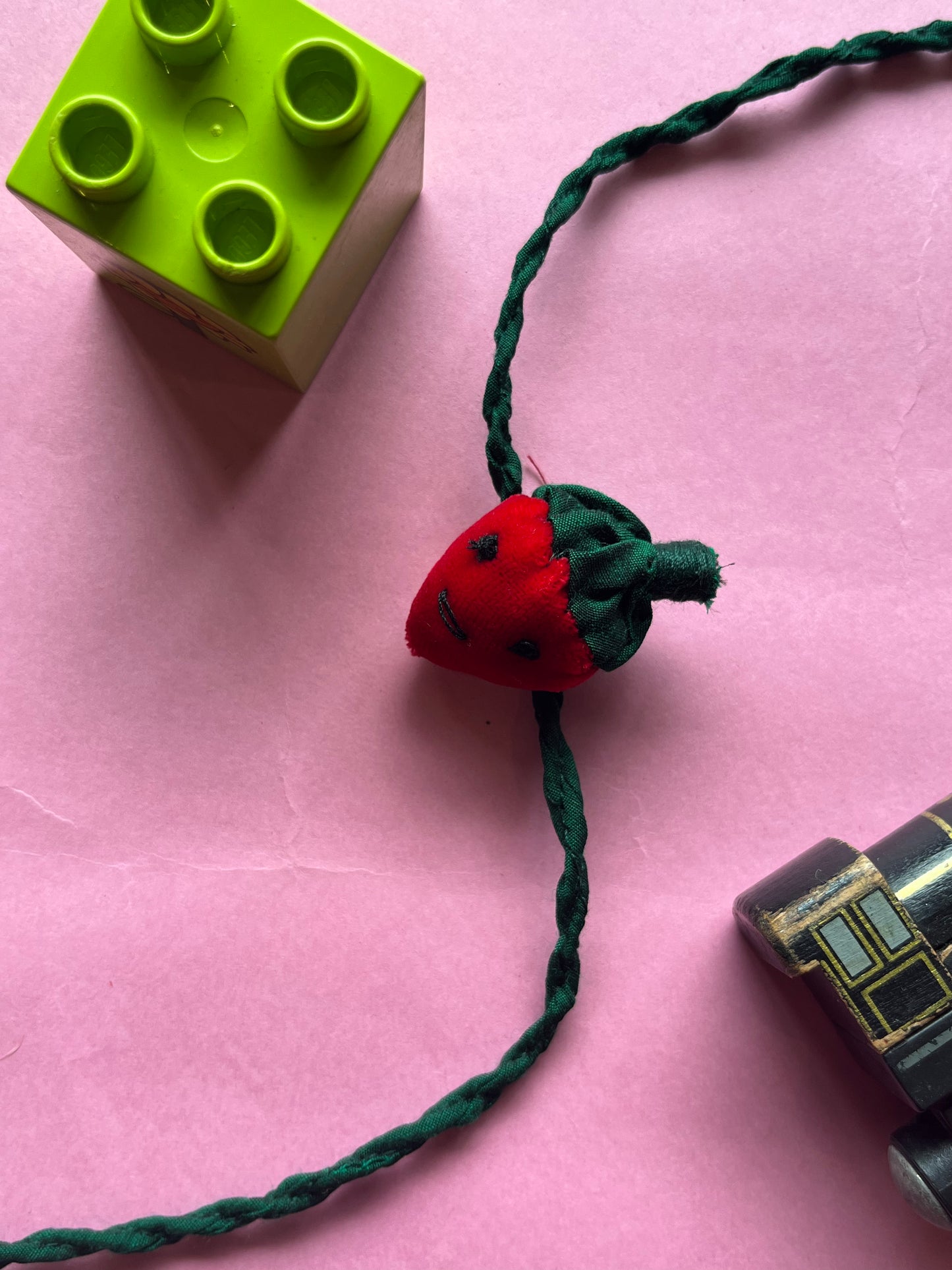 Strawberry | Upcycled Rakhi