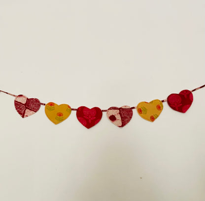 Heart Bunting | Upcycled and Handmade