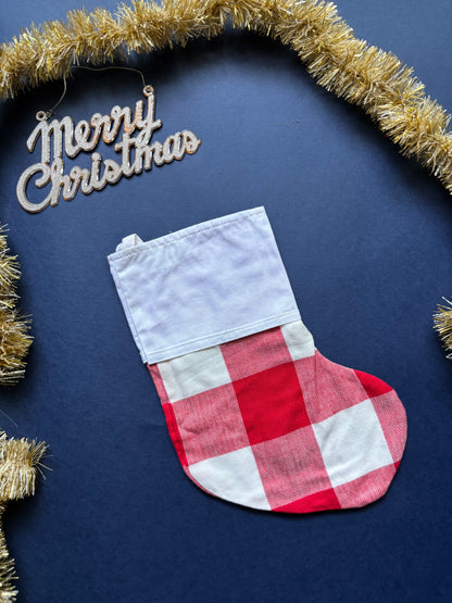 Christmas Stocking | Upcycled and handmade