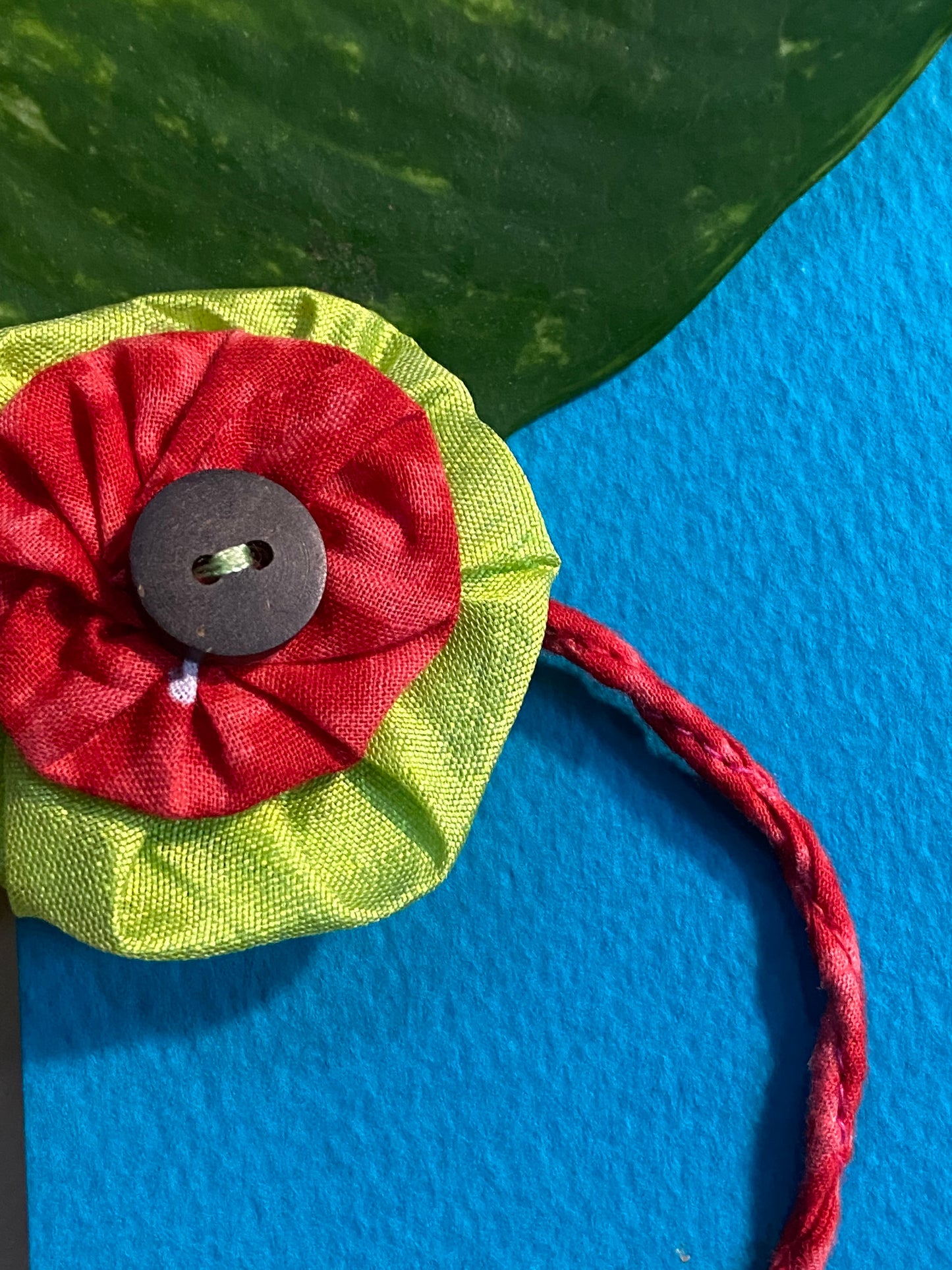 2 layer medium Flower | Kids | Upcycled Rakhi