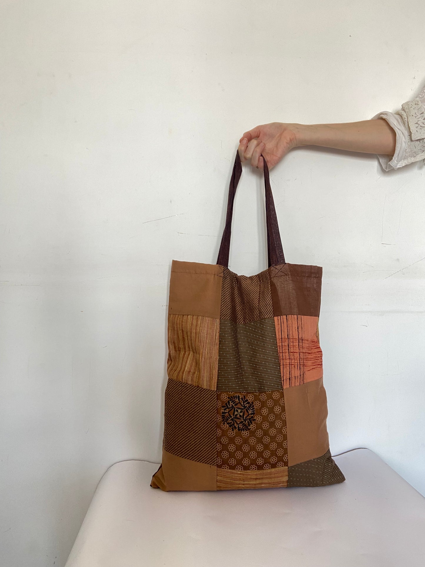 patchwork-tote-bag-upcycled-and-handmade-earthy-brown-full