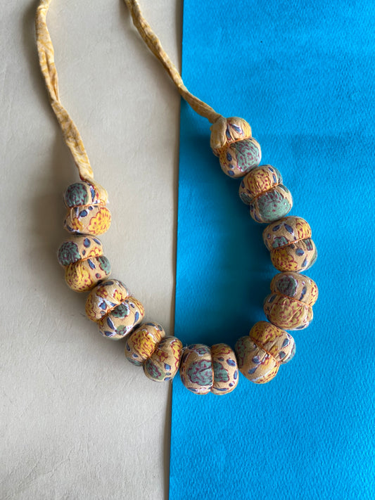 Stuffed Bauble Necklace | Upcycled and Handmade