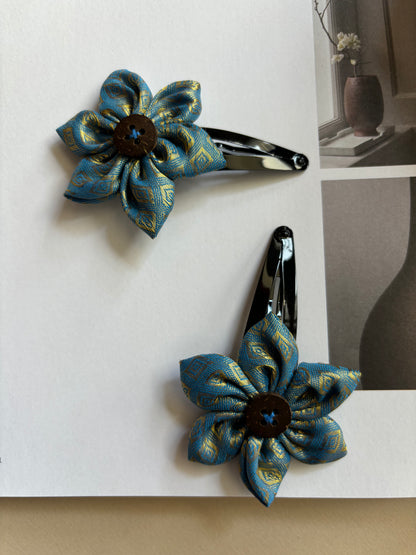 Petal Flower Clip | Set of 2 Upcycled