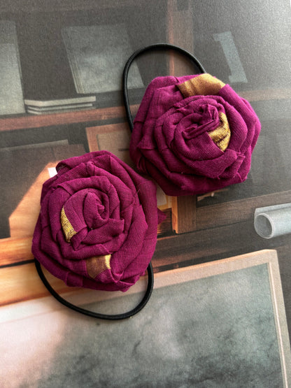 Rose Rubber Band | Upcycled and Handmade