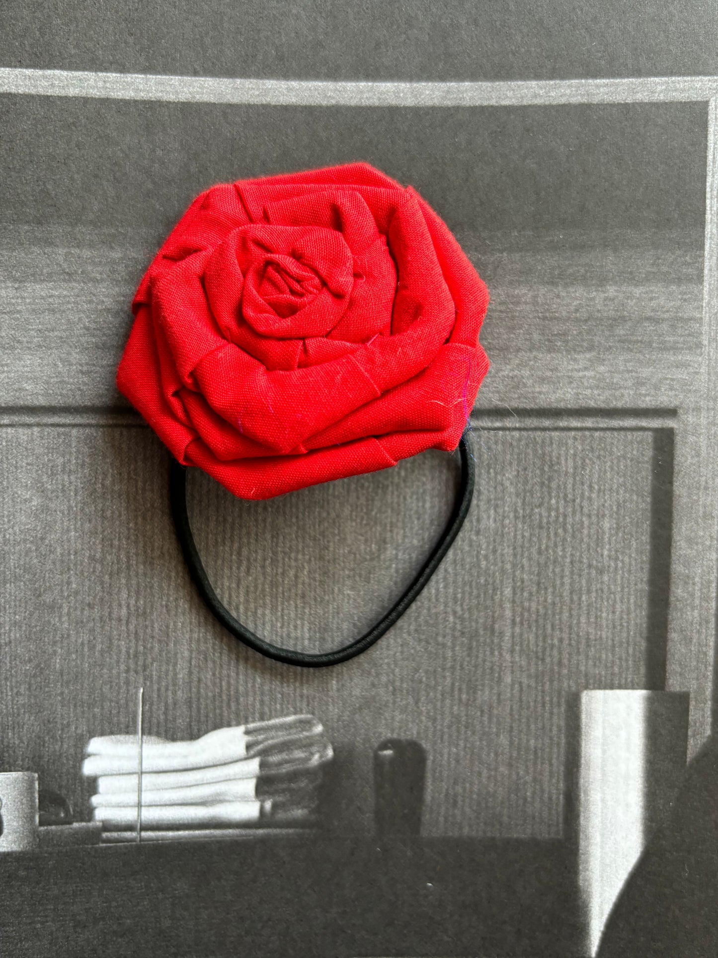 Rose Rubber Band | Single Piece | Handmade & Upcycled