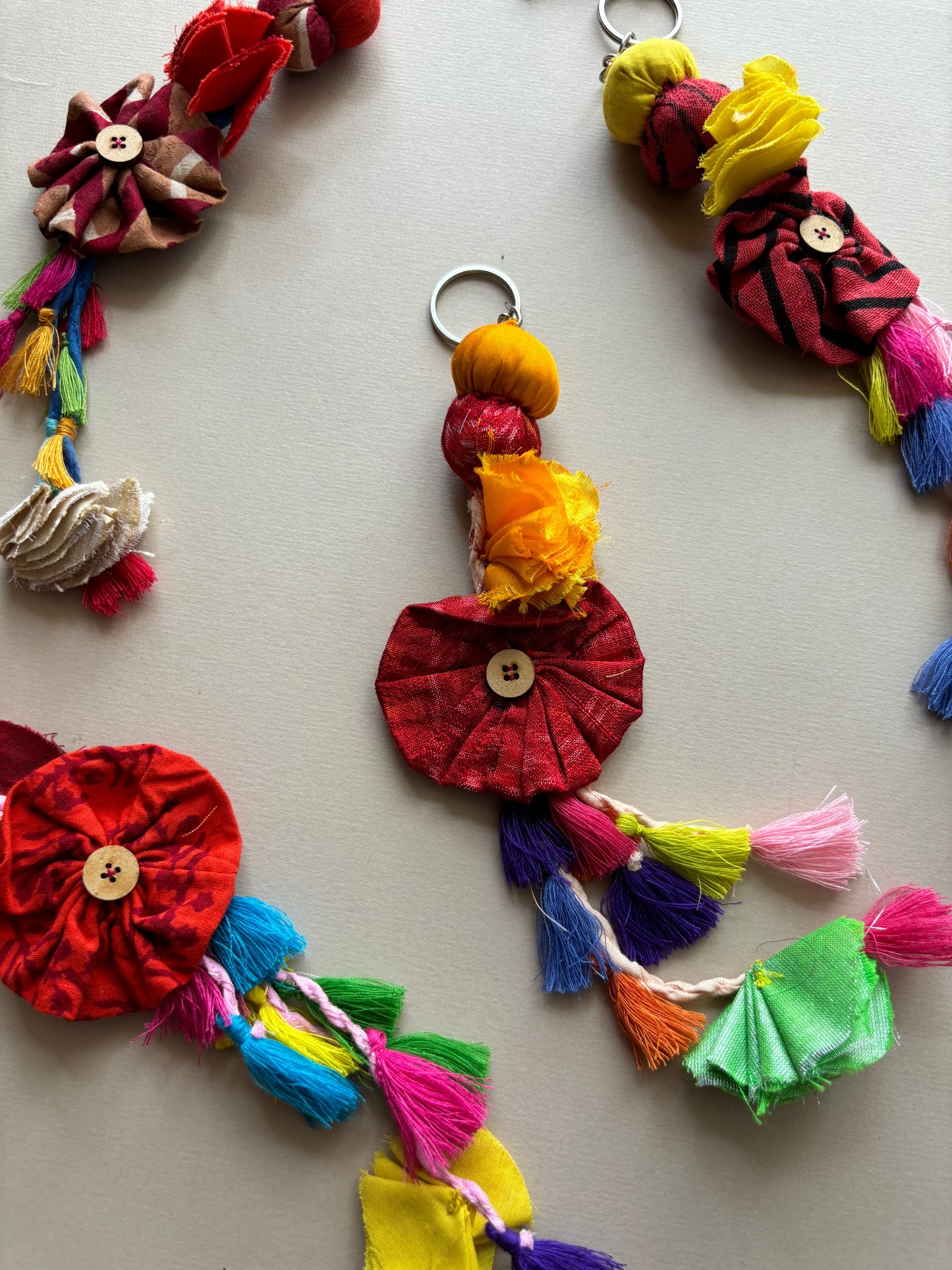 Handmade Tassel Key Chain | Large