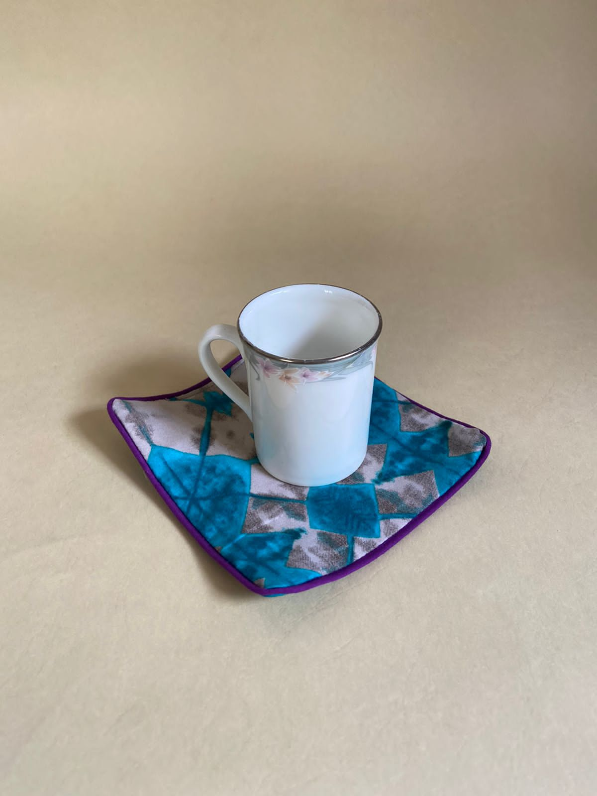 Fabric Coasters| Set of 6 | Upcycled and Zero Waste